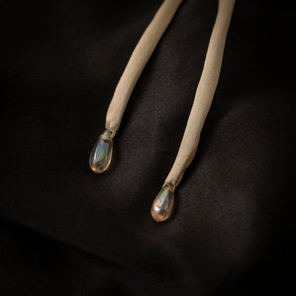 Silk Rouleau Cord (Cream/Teardrop)