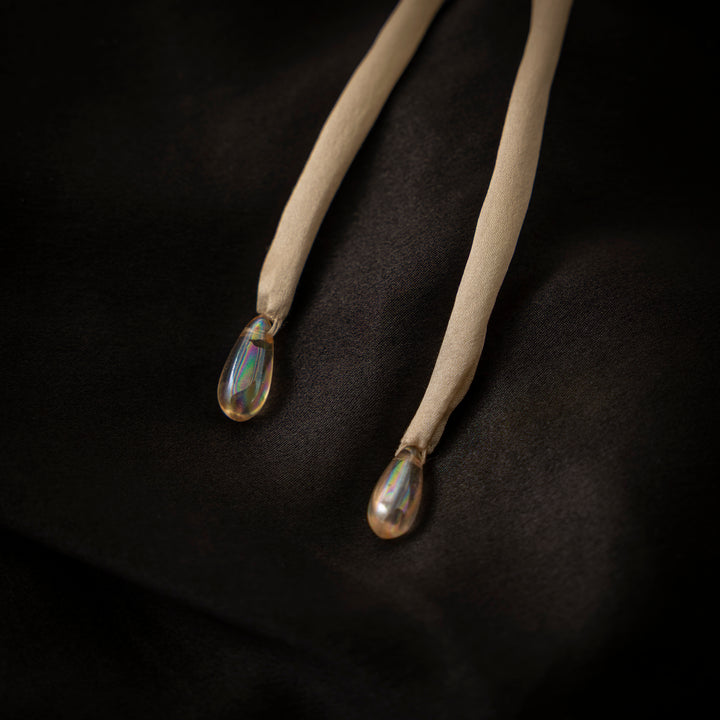 Silk Rouleau Cord (Cream/Teardrop)