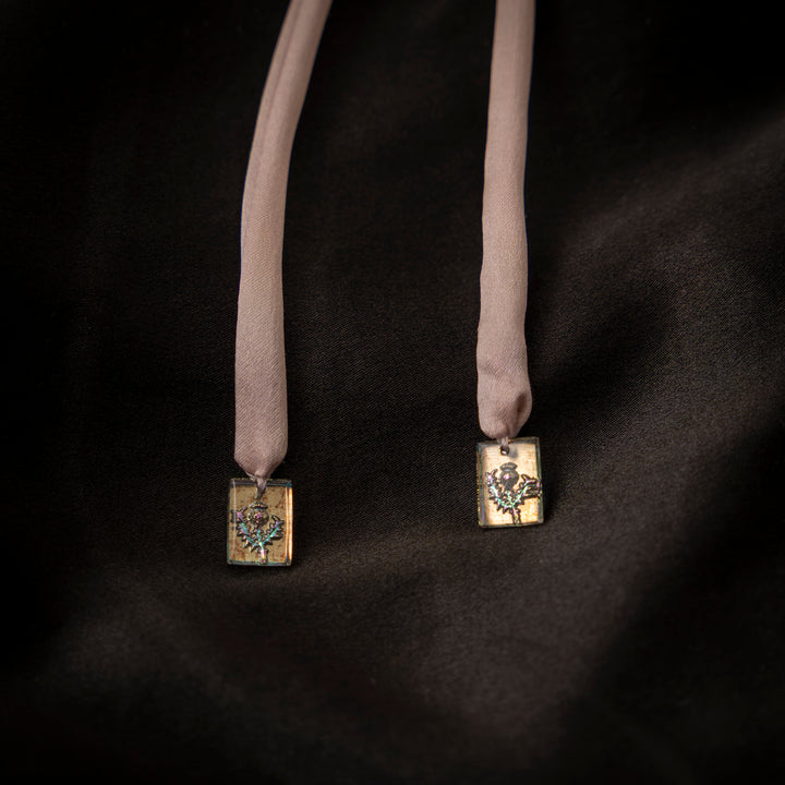 Silk Rouleau Cord (Pink/Rectangle)