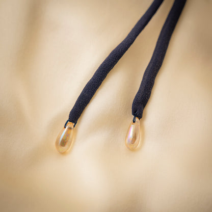 Silk Rouleau Cord (Navy/Teardrop)
